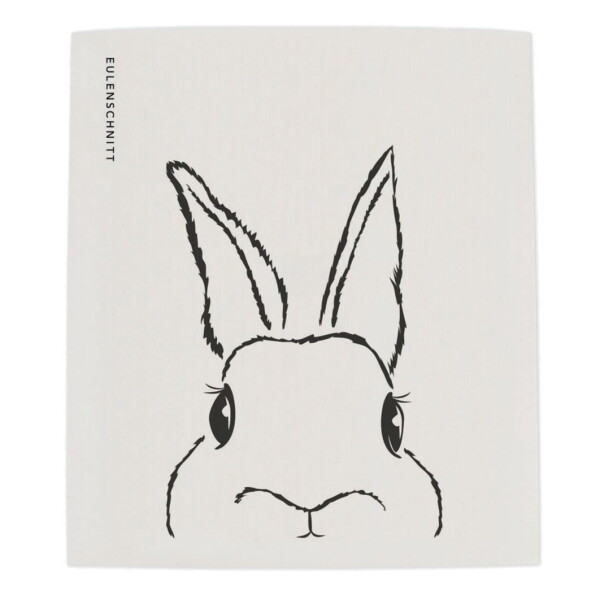 Eulenschnitt Přírodní houbová utěrka Hasi – set 3 ks, bílá barva, krémová barva