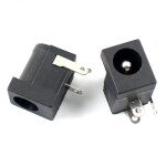 DC napájecí konektor samice pro DPS - 5,5/2,1 mm