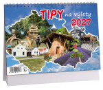 Stolní kalendář 2027 Aria Tipy na výlety