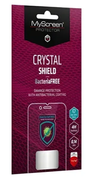 MyScreen Crystal BacteriaFREE pro Apple iPhone 13 Pro Max 6,7" / Ochranná fólie na displej / Antibakteriální (M5816CCBF)