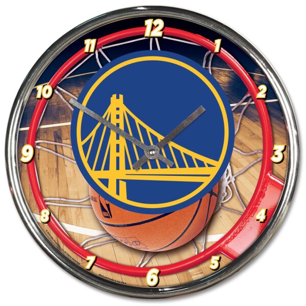 Hodiny Golden State Warriors NBA Chrome