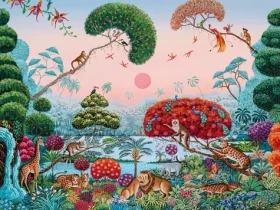 HEYE Puzzle Exotická zahrada: Úžasná džungle