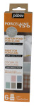 Pébéo Porcelaine 150 Sada III. 6 x 20 ml Chalk