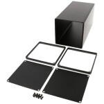 Hammond Electronics 1455NS2201BK univerzální pouzdro 220 x 103 x 103 hliník extrudovaný černá 1 ks
