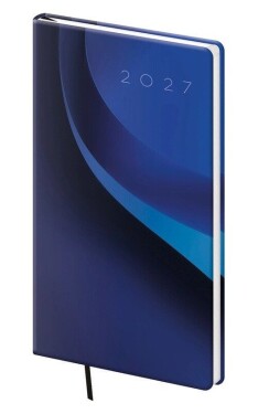 Diář 2027 týdenní kapesní Vario - 2 BLUE WAVE