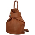 Stylový dámský kožený batůžek Oona, hnědá