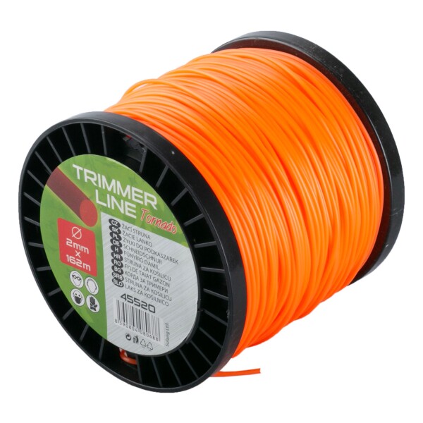 Struna žací, 2,0mm, kruh, cívka 162m, ROSA