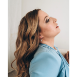 LUNICA Stříbrné náušnice MIRROR 0789