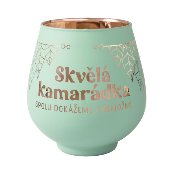 Zrcadlový svícen - Skvělá kamarádka - Albi