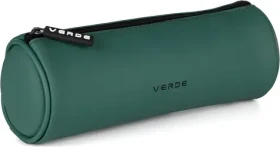 OXYBAG Studentský penál Verde zelená / Penál / kulatý / polyuretan / zip (6-62026)