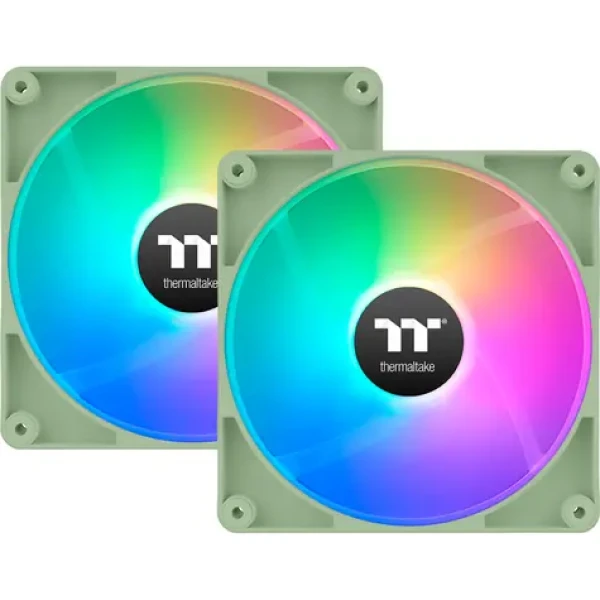 Thermaltake CT140 Reverse ARGB Sync PC Cooling Fan světle zelená / Hydraulic Bearing / 140mm / 32.8dB @ 1800rpm / 2ks (CL-F201-PL14MG-A)