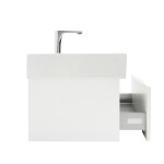 Koupelnová skříňka s baterií a umyvadlem SAT Evolution 1 78x30x44,8 cm bílá mat SATEVO80WMU2BA SATEVO80WMU2BA