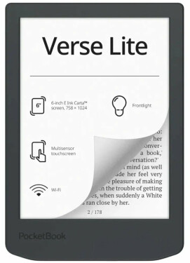 PocketBook 619 Verse Lite, Midnight Gray