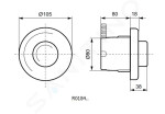 IDEAL STANDARD - Příslušenství Protihluková podložka R017467