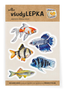 VšudyLEPKA vel. 1 -033 - Akvarijní ryby