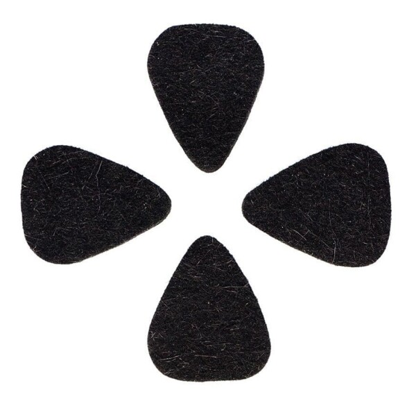 Timber Tones Felt Tones Mini Black Wool Felt 4-Pack