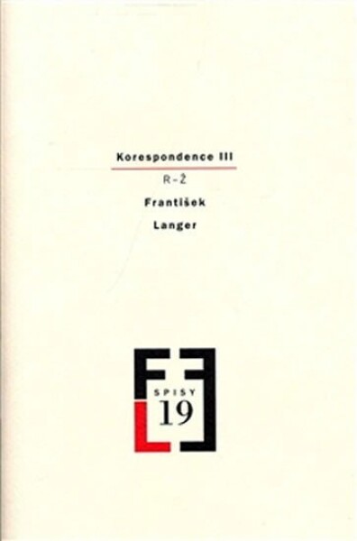 Korespondence III František Langer