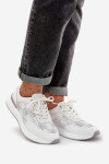 Kožené Sportovní Boty Dámské Sneakers S.Barski LR51-551 Bílé 36