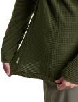 ICEBREAKER Wmns Merino 400 RealFleece Grid LS Half Zip, Dark Loden (vzorek) velikost: S