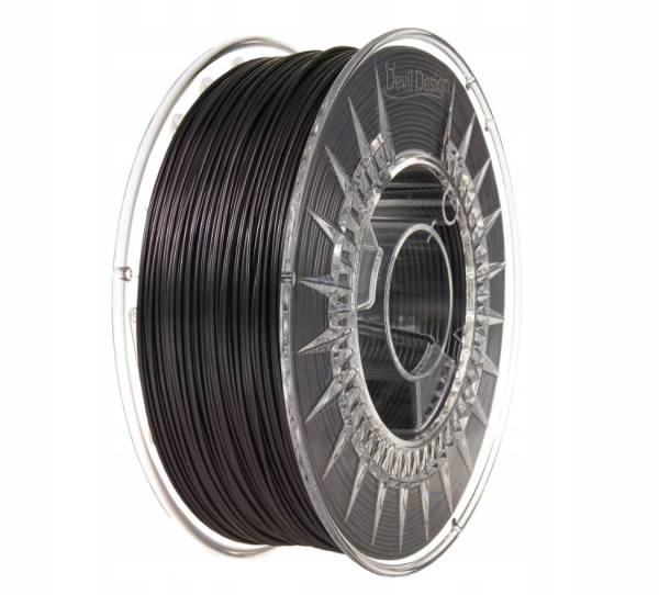 PET-G filament 1,75 mm grafitový Devil Design 1 kg