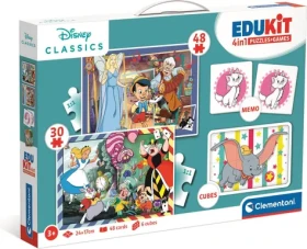 Clementoni Soubor her Disney klasika 4v1