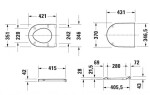 DURAVIT - Starck 3 WC sedátko, softclose, bílá 0063890000