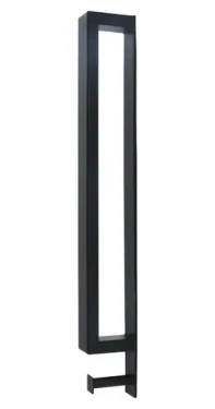 Spirella WILMA matná černá / Nástěnný držák na ručníky / ocel / 46 cm
