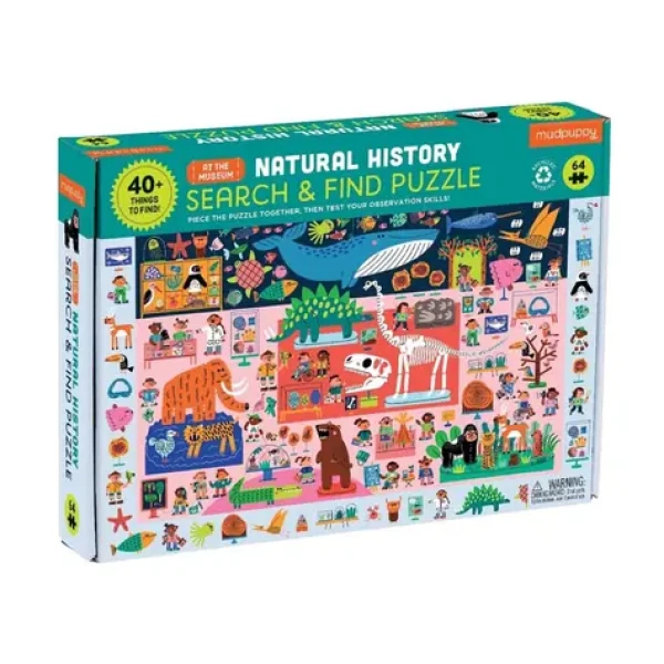 Mudpuppy Puzzle skládej a hledej "Přírodovědné muzeum"