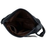 Stylová dámská koženková crossbody kabelka Herta, tmavě modrá