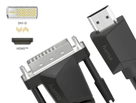 Redukce HDMI - DVI-I černá 1,5 m / Redukce / 4K (200715)