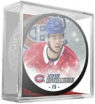 Inglasco Puk Jesperi Kotkaniemi #15 Montreal Canadiens NHL Glitter Puck