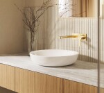 GROHE - Lineare New Umyvadlová baterie pod omítku, 2-otvorová instalace, kartáčovaný Cool Sunrise 23444GN1