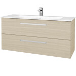 Dřevojas - Umyvadlová skříňka GIO SZZ2 120 - D04 Dub / Úchytka T01 / D04 Dub 406530A