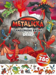 Metalická samolepková knížka Draci