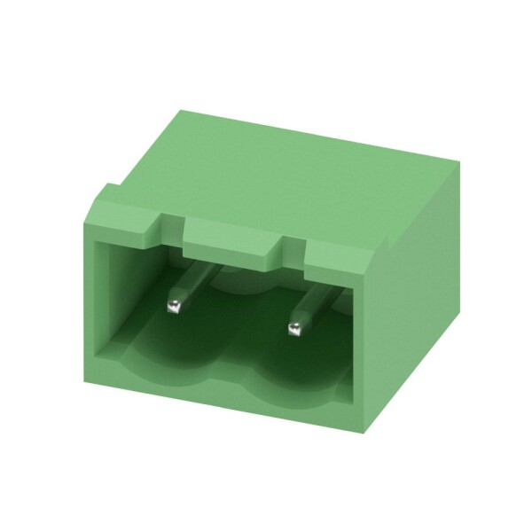 Soket pro šroubovací svorkovnice, terminálový konektor 5mm - 2Pin, Samec do DPS