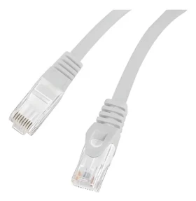 Lanberg UTP CAT6 10m šedá / Patch kabel / RJ45-RJ45 / LSZH / Fluke Passed (PCU6-10CU-1000-S)
