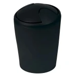 Spirella MOVE výklopný odpadkový koš 2 L černý / plast (7610583149541)