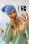 Fleecová čepice Paulina K227 light denim UNI