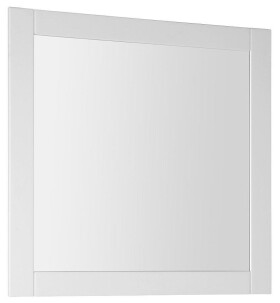 AQUALINE - FAVOLO zrcadlo v rámu 80x80cm, bílá mat FV080