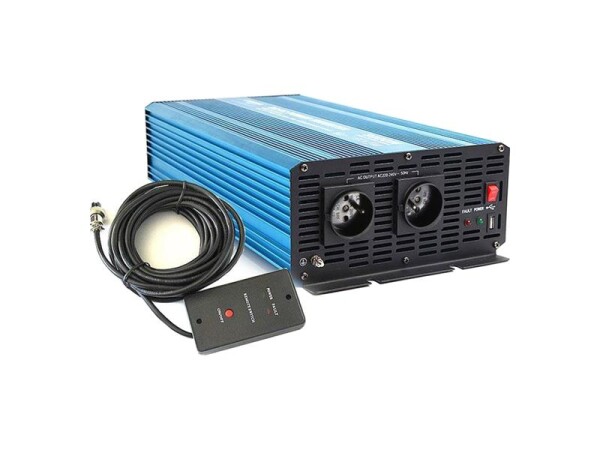 Měnič napětí CARSPA P3000 24V/230V 3000W čistá sinusovka D.O. - rozbaleno