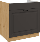Spodní skříňka pod dřez Stilo 80 ZL 1S BB - Premium Box Barva korpusu: Bílá, Barva dvířek: Dust Grey