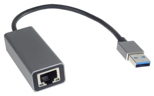 PremiumCord adaptér USB 3.0 - RJ45 Ethernet / Adaptér / 10/100/1000 Mbit / hliníkové pouzdro (kuethernet5)