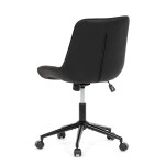 Pracovní židle, výškově nastavitelná, černá látka, KA-V3120 BK3