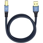 Delock USB 2.0 prodlužovací kabel plochý zahnutý [1x USB 2.0 zástrčka A - 1x USB 2.0 zásuvka A] 1.00 m černá oboustranně zapoji