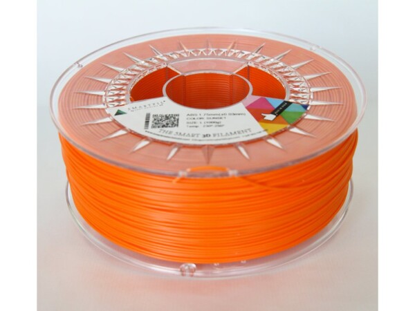 ABS filament oranžový Sunset 1,75 mm Smartfil 0,75kg