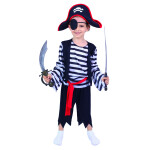 Dětský kostým pirát, e-obal, vel. S