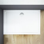 H K - Sprchový kout SOLO D1 R107, 70x100x185 se dvěma jednokřídlými dveřmi, rohový vstup včetně vaničky z litého mramoru SE-SOLOD1R107/THOR-10070