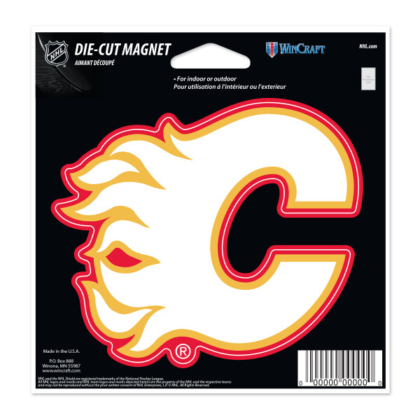 Wincraft Magnet Calgary Flames NHL Die Cut Magnet