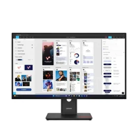 31.5" Lenovo ThinkVision T32UD-40 černá / IPS / 3840x2160 / 6ms / 1500:1 / 350cd-m2 / DP+HDMI / LAN / Pivot / VESA (64B0GAT1EU)