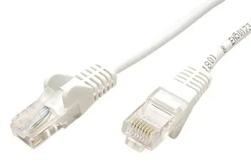 Goobay UTP patchkabel CAT5e bílá / Síťový kabel / 0,25 m (68614)